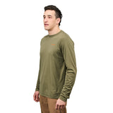 Grundens Men's G Trout Long-Sleeve Tech Tee - Forest