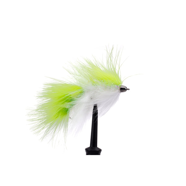 Chartreuse and White Conehead Barely Legal - Size 4