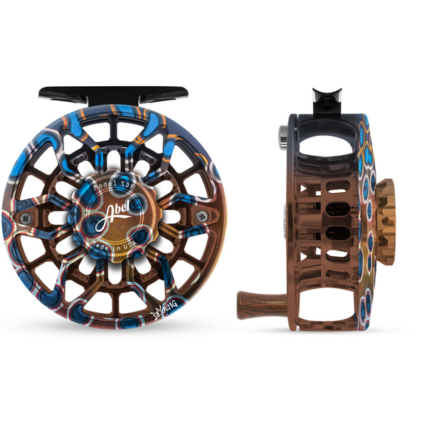 Abel SDF Fly Reel - Ported DeYoung Cutthroat Flank