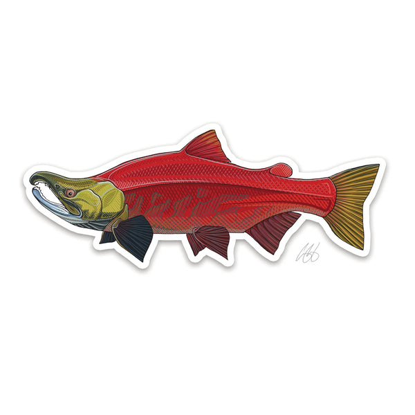 Underwood Sockeye Salmon Sticker