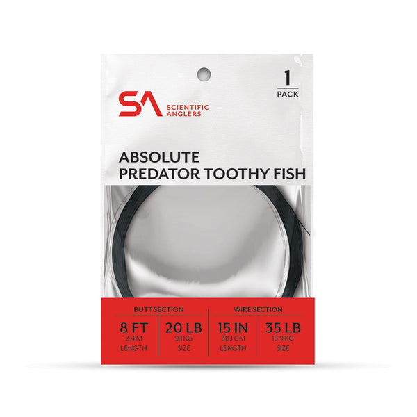 Scientific Anglers Absolute Predator Toothy Fish Leader 8'