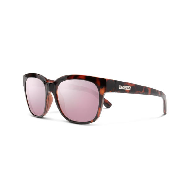 Suncloud Affect Tortoise / Polarized Pink Gold Mirror