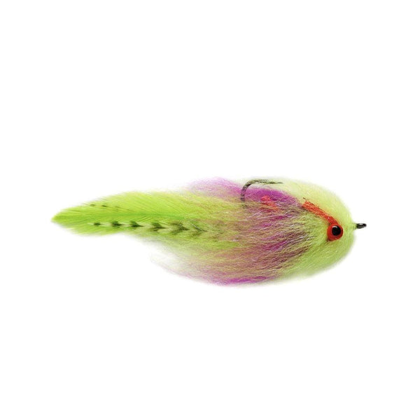 Chartreuse and Purple Sandbar Mullet 1/0