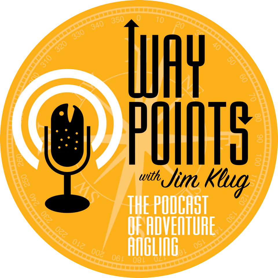Waypoints Podcast logo with Jim Klug