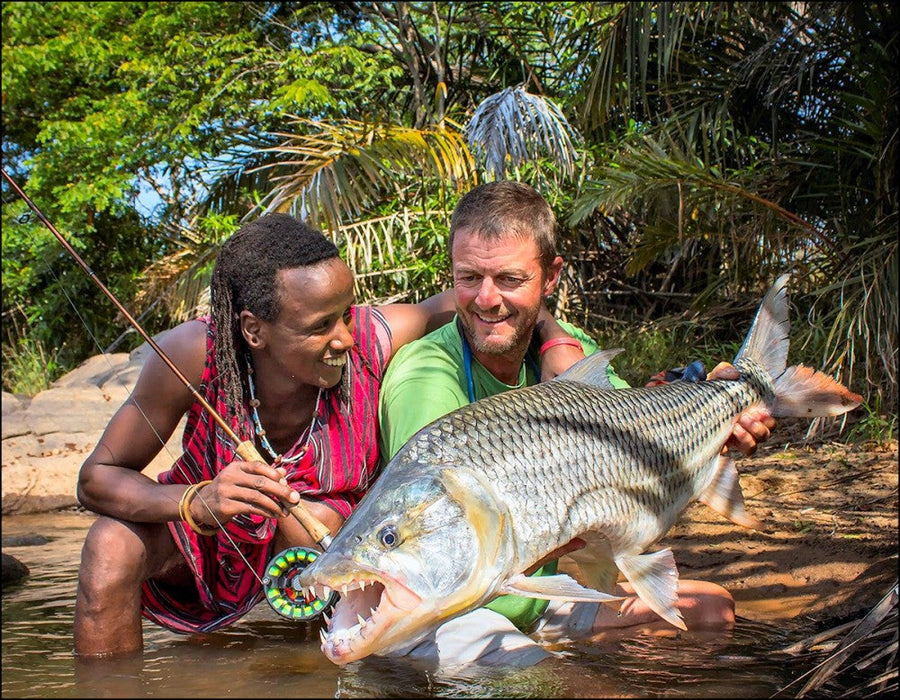 yellow-dog-flyfish CUSTOMER PHOTO | HOSTED TRIP TOURETTE TIGERFISHING TANZANIA.