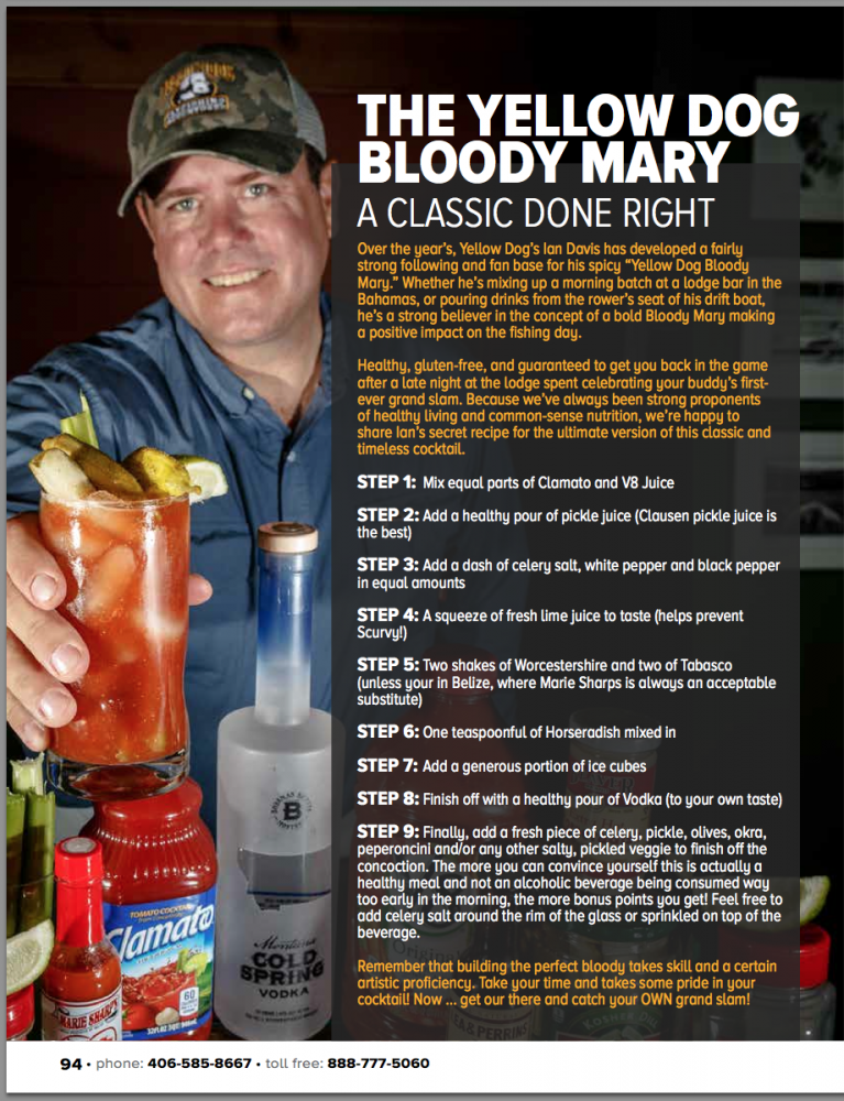 yellow-dog-flyfish WHO WE ARE, WHAT WE DO: FAVORITE CONCOCTIONS.