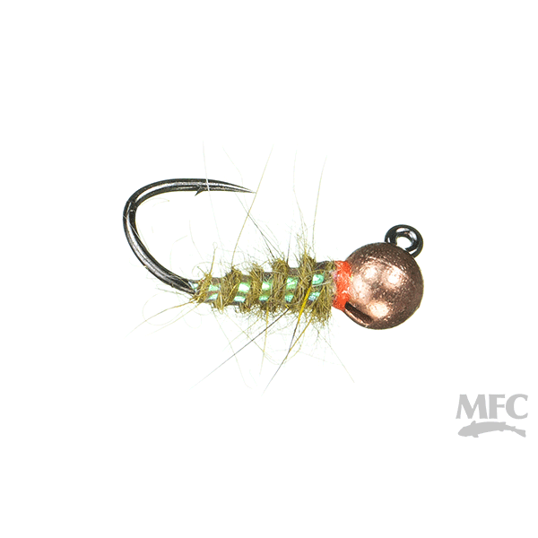 Jig Sexy Walt's Worm - Olive/Copper Bead