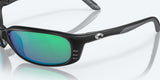 Costa BRINE Sunglasses - Matte Black/Green Mirror 580G