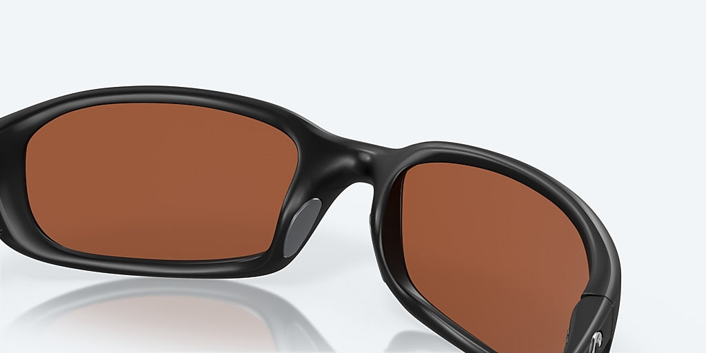 Costa BRINE Sunglasses - Matte Black/Green Mirror 580G