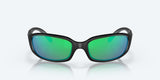 Costa BRINE Sunglasses - Matte Black/Green Mirror 580G