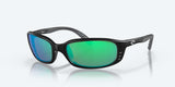 Costa BRINE Sunglasses - Matte Black/Green Mirror 580G