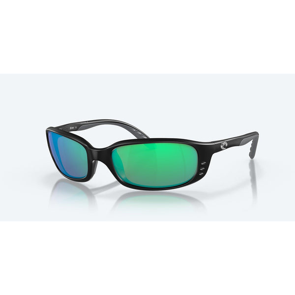 Costa BRINE Sunglasses - Matte Black/Green Mirror 580G