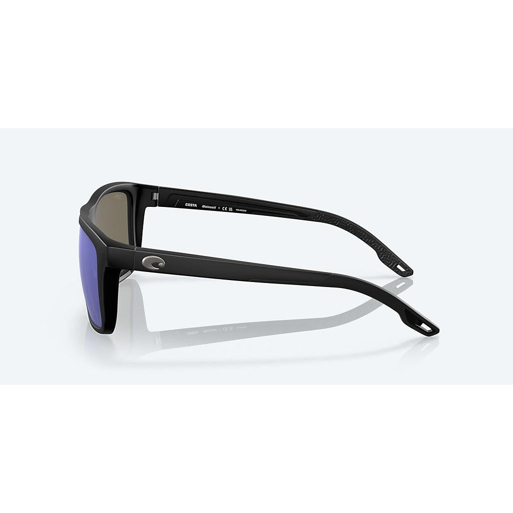 Costa MAINSAIL Sunglasses - Matte Black/Blue Mirror 580G
