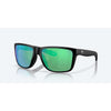 Costa Broadbill II - Matte Black / Green Mirror 580G