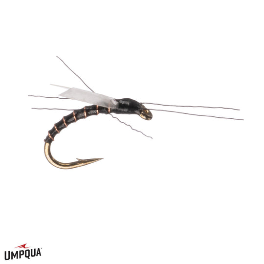 1 O'Clock Midge - Black - Size 20