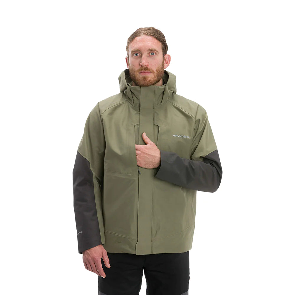 Grundens Men's Buoy X Gore-Tex Jacket - Deep Lichen Green