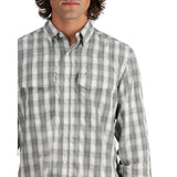 Simms Men's Big Sky Long-Sleeve Shirt - Black Plaid