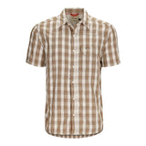 Simms Men's Big Sky Short-Sleeve Shirt - Driftwood Plaid