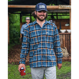 Simms Men's Coldweather Shirt - Hickory Asym Ombre Plaid