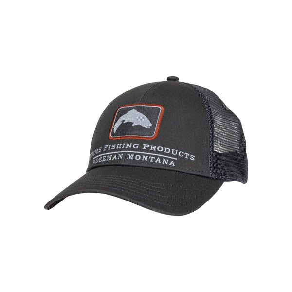 Simms Fishing Simms Trout Icon Trucker - Carbon.