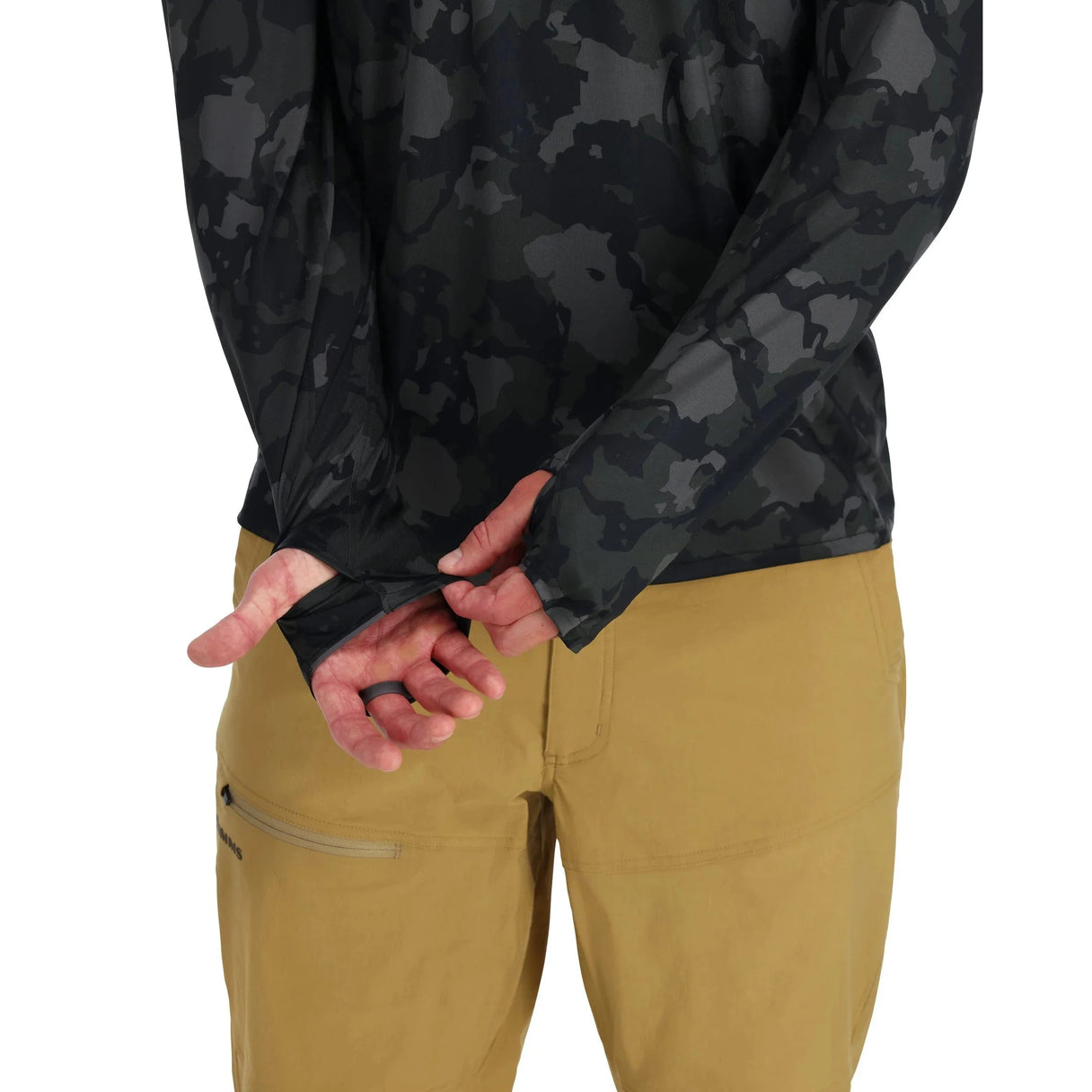 Simms Men's SolarFlex Hoody - Back Eddy Albacore