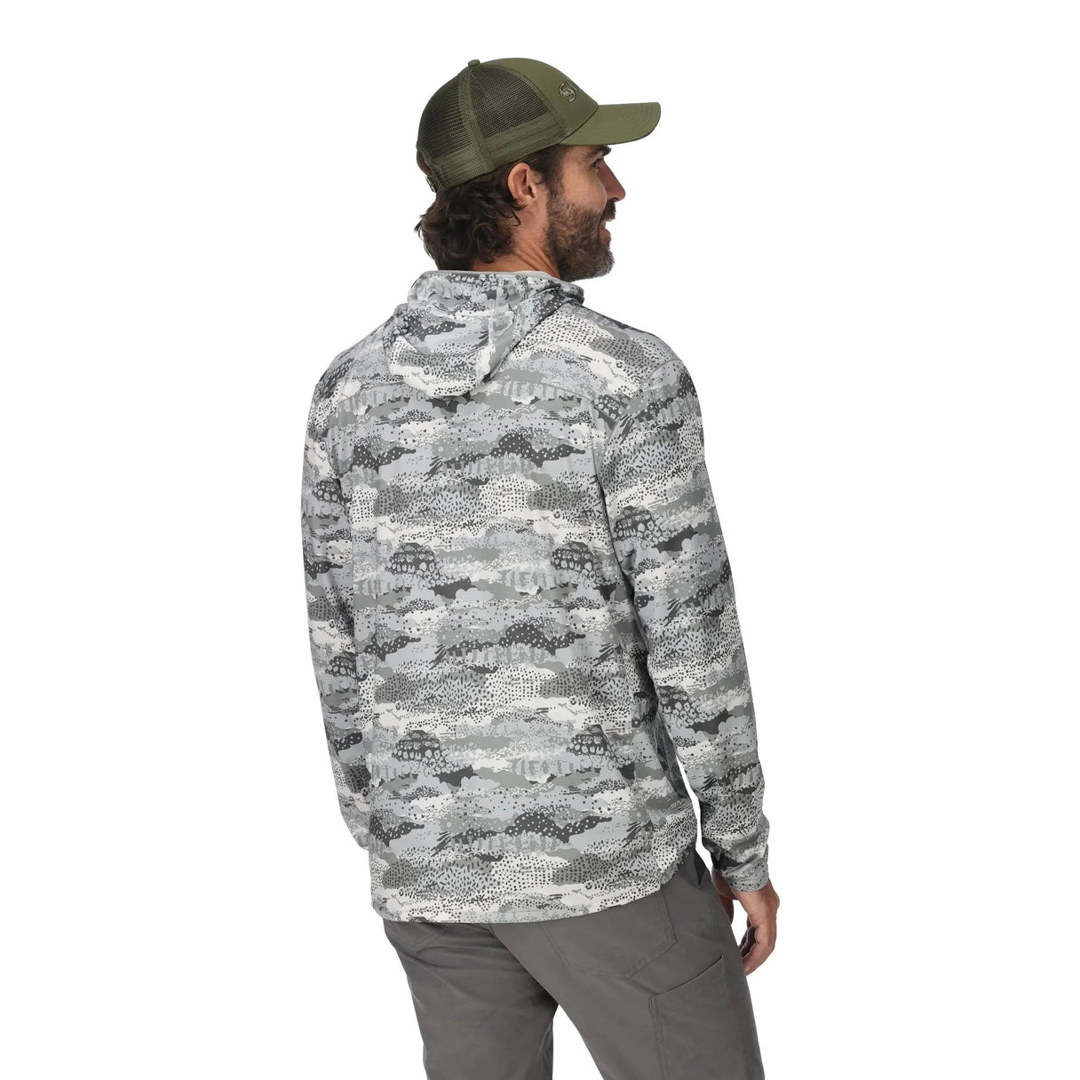 Simms Men's Bugstopper SolarFlex Hoody - Shroud Sterling
