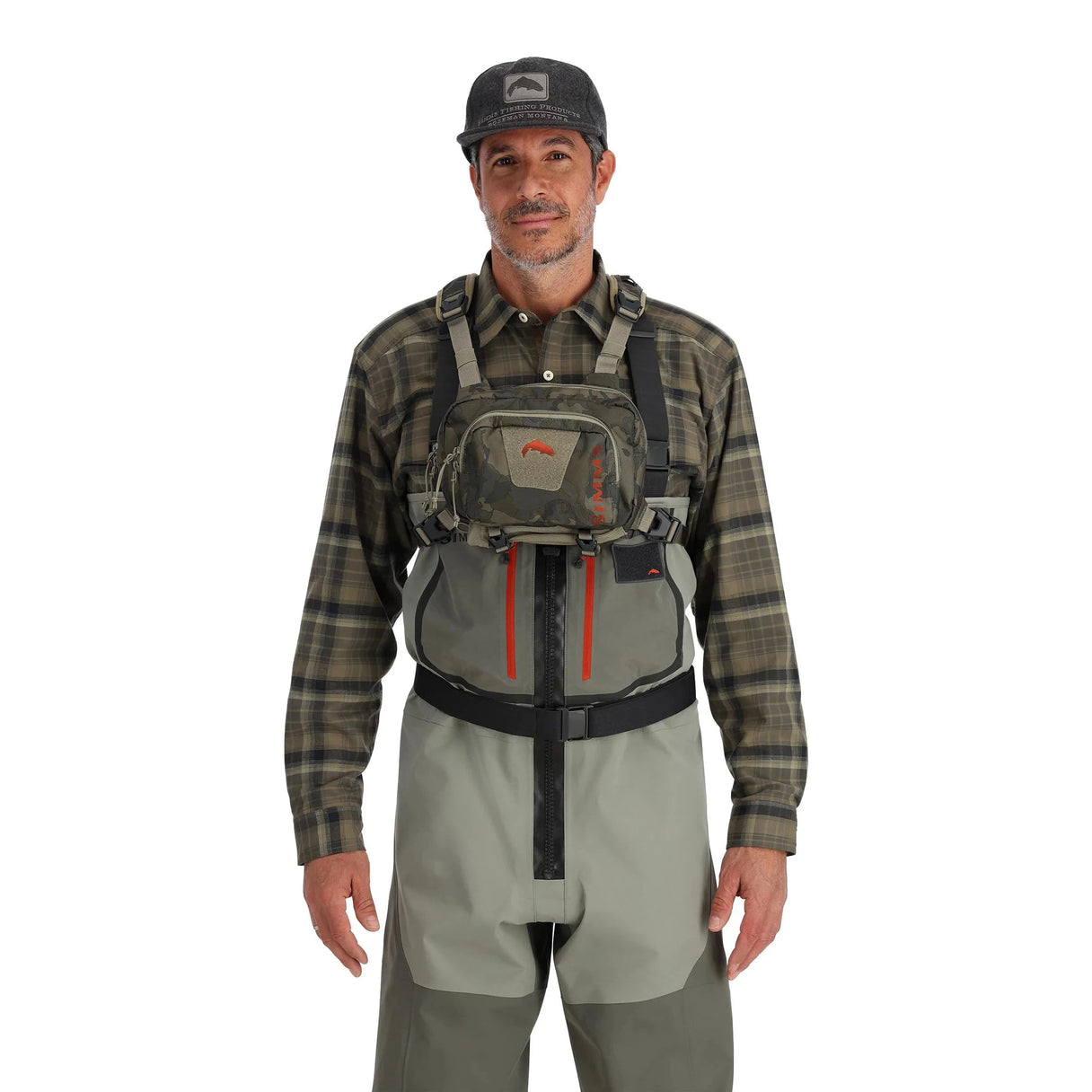 Simms Tributary Hybrid Chest Pack - Regiment Camo | Yellow