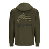 Simms Men's Wooden Flag Trout Hoody - Military Heather