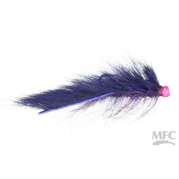 Balanced Squirrel Leech - Purple (Hot Pink Bead) - Size 12