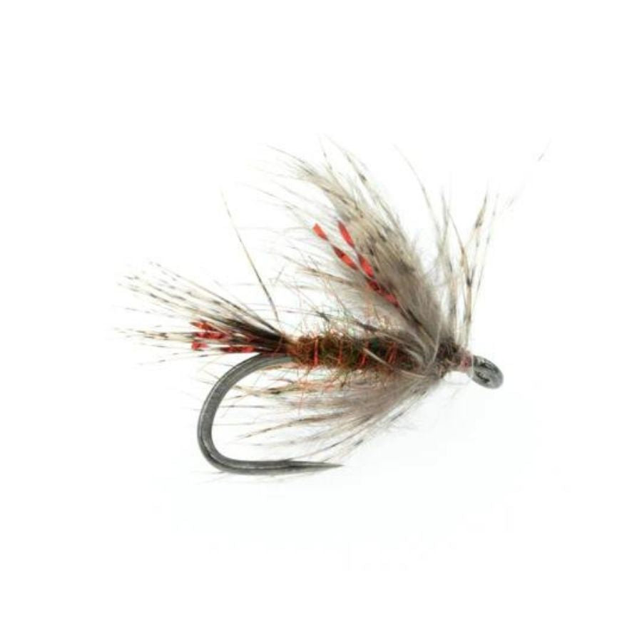 Gizmo Soft Hackle - Black/Red - Size 10