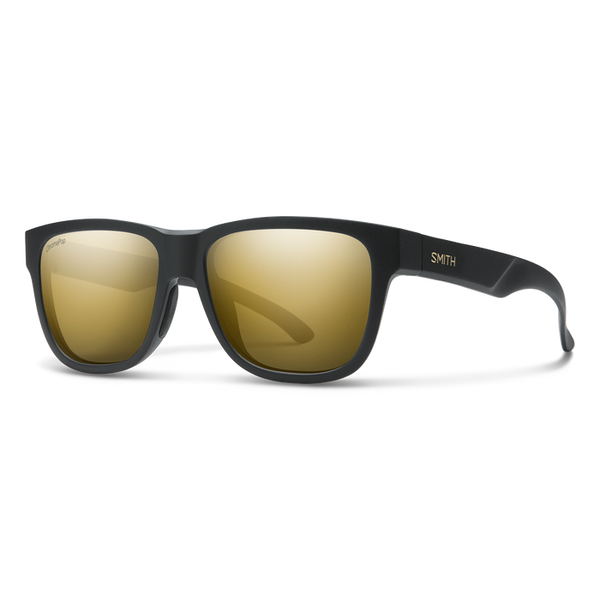 Smith Smith Lowdown Slim 2 - Matte Black Gold/Black Gold Mirror - ChromaPop.