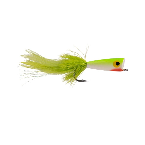 Umpqua Chartreuse Saltwater Popper -  Size 2/0.