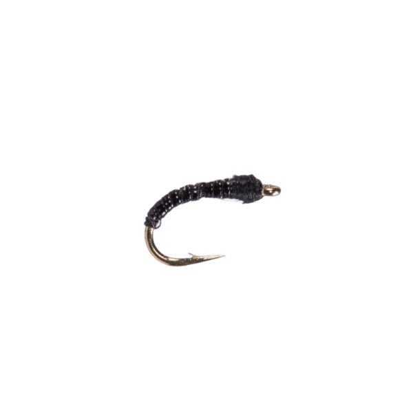 Umpqua Pure Midge Larva - Black - Size 20.