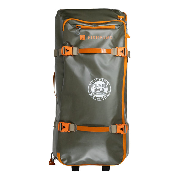 Fishpond Fishpond Stormshadow Large Rolling Duffel 125L - Yellow Dog Logo.
