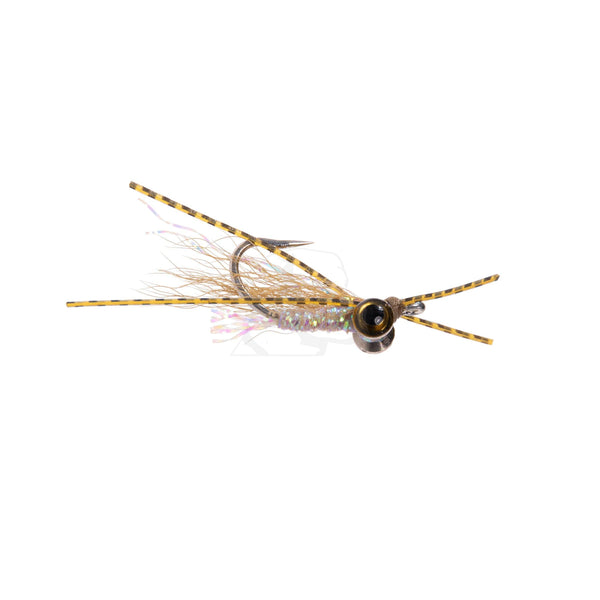 Flymen Fishing Company Flymen Rubberleg Charlie (Dumbbell) - Tan.