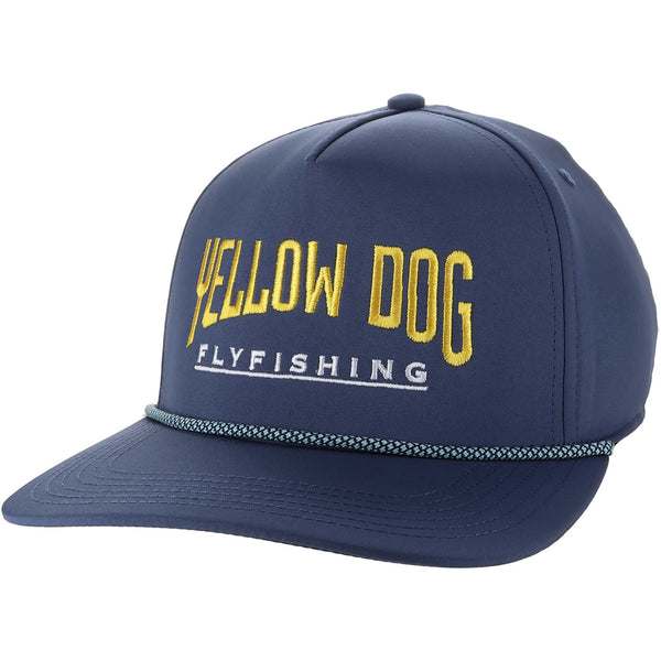 Yellow Dog Caddy Rope Hat - Sea Blue