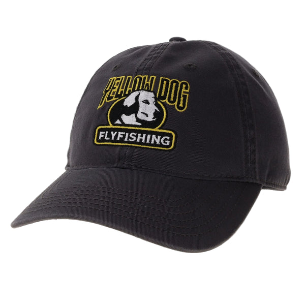 Yellow Dog Relaxed Twill Cap - Dark Grey