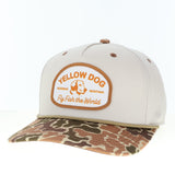 Yellow Dog Heritage Twill Hat - Stone/Duck Camo