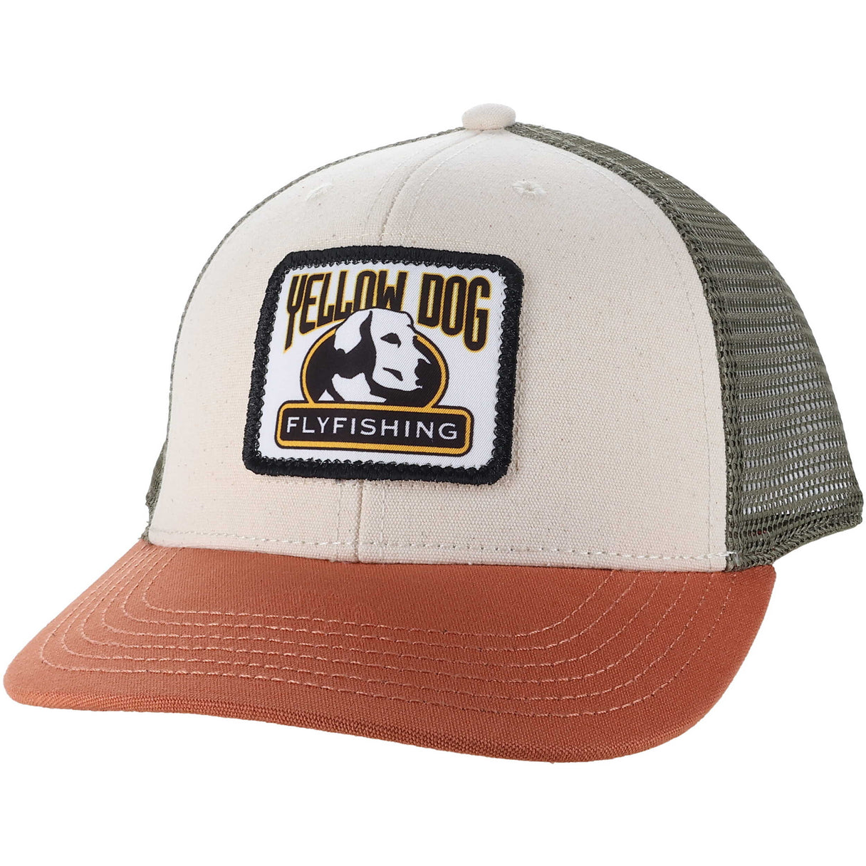 Yellow Dog Youth Trucker - Stone/Bronze/Olive