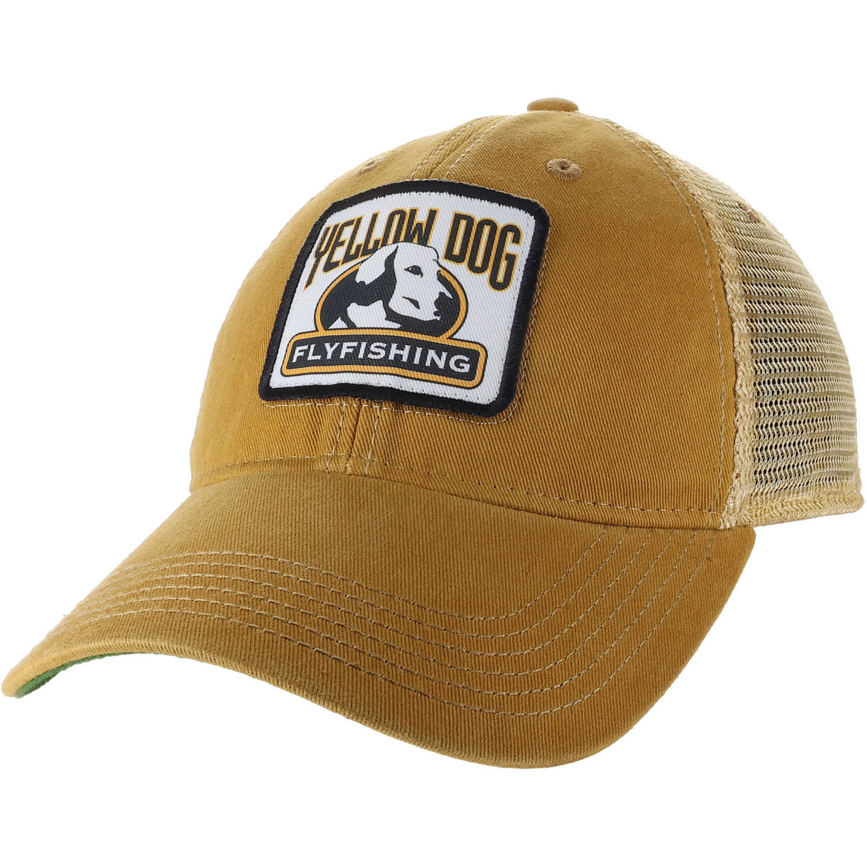 Yellow Dog Old Favorite Trucker Hat - Yellow