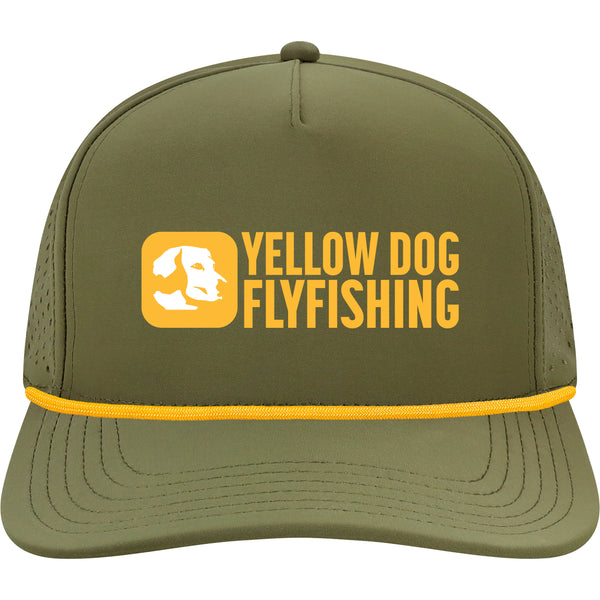 Yellow Dog Cut Above Hat - Olive