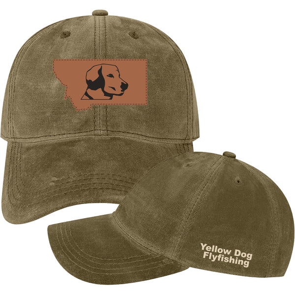 Yellow Dog Waxed Cotton Cap - Dark Brown