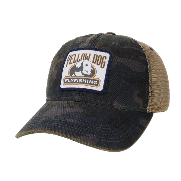 Yellow Dog Old Favorite Trucker - Navy Field Camo / Java