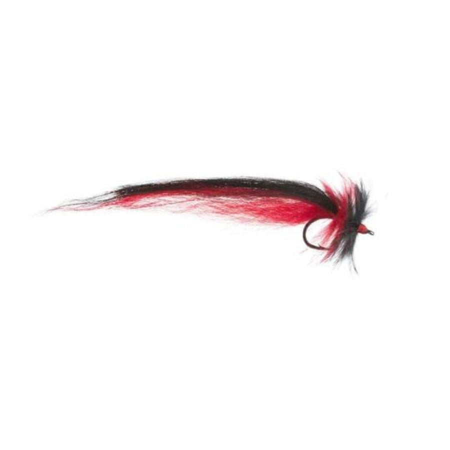 The Pike Fly - Black/Red - Size 4/0