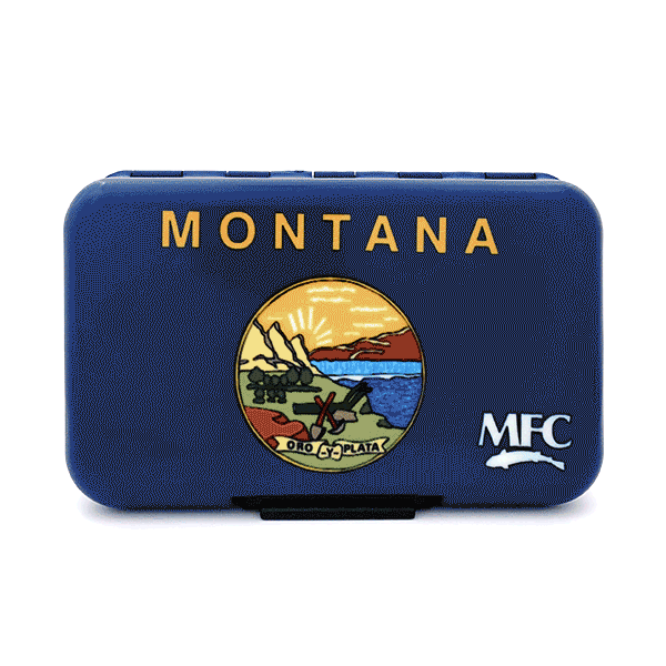 Montana Fly Company Poly Fly Box - Montana State Flag