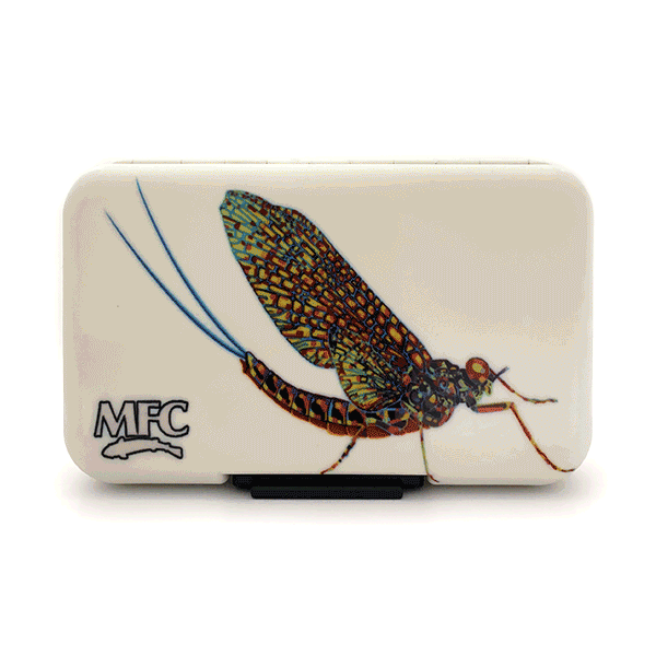 Montana Fly Company Poly Fly Box - Larko's Chrome Mayfly