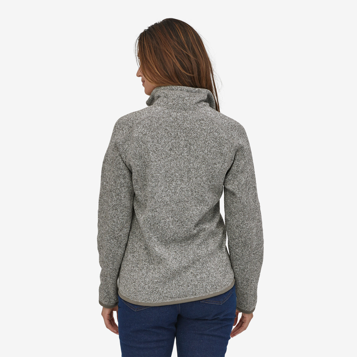 Patagonia Women's Better Sweater 1/4 Zip - Birch White | Yellow