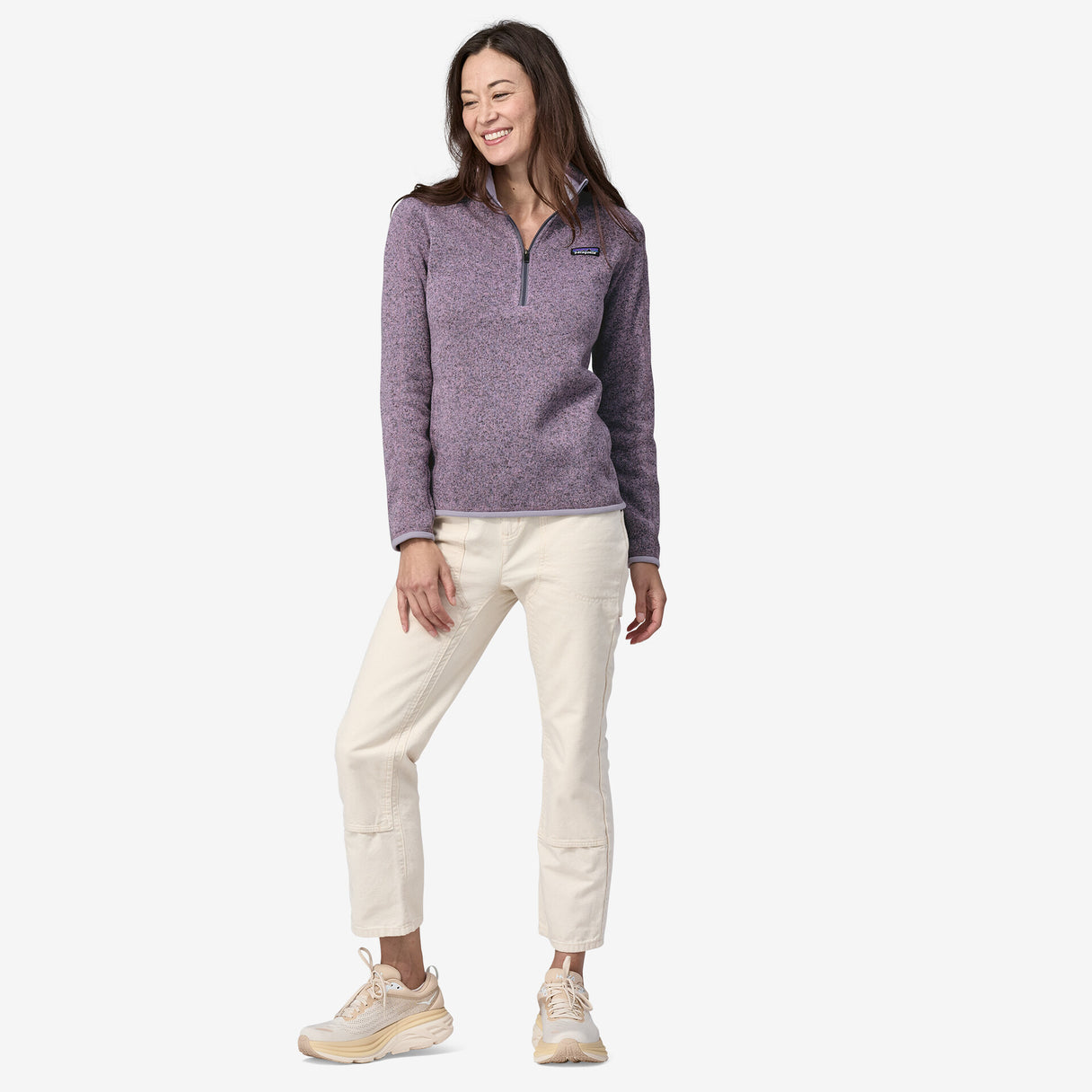 Patagonia Women's Better Sweater 1/4 Zip - Milkweed Mauve