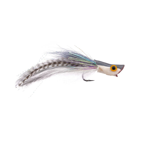 Puckerlip - Gray/White - Size 2/0