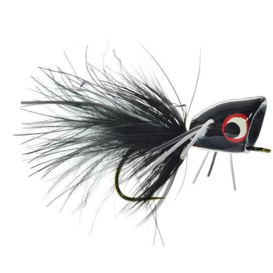 Bass Popper (Weed Guard) - Mr. Midnight - Size 6